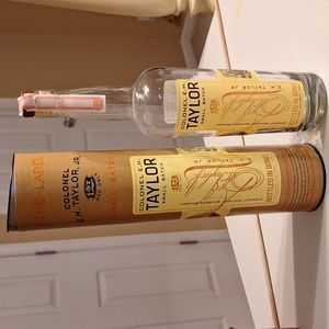 EH Taylor bottle & case